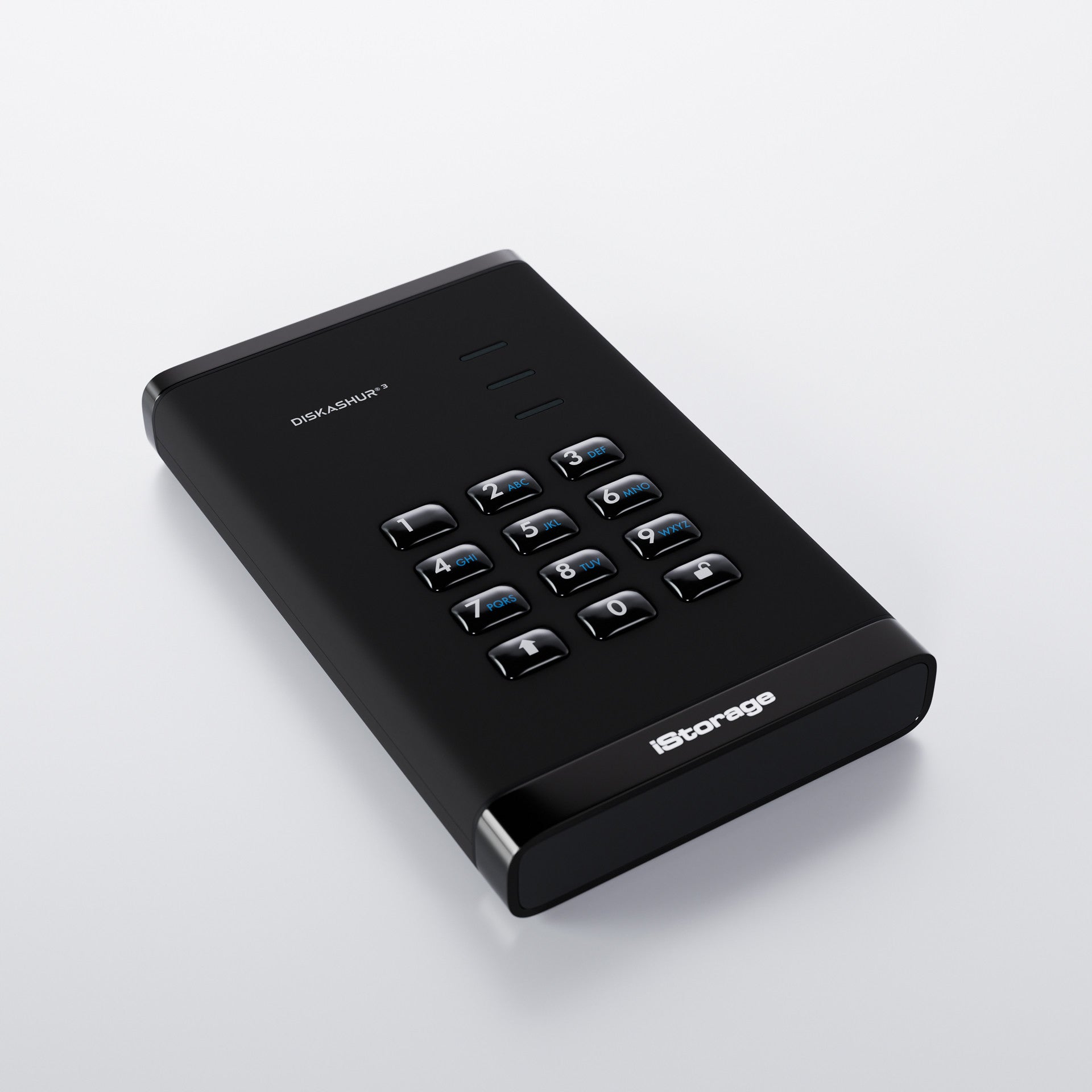 iStorage diskAshur3 – 4 TB (vorinstalliert), für 2,5" HDD, USB 3,2 Gen 1 (USB-C)