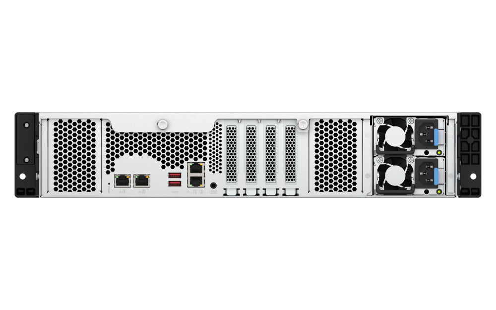 QNAP TS-h1277AXU-RP – 2U 12-Bay NAS, AMD Ryzen 5 Pro 16 GB DDR5