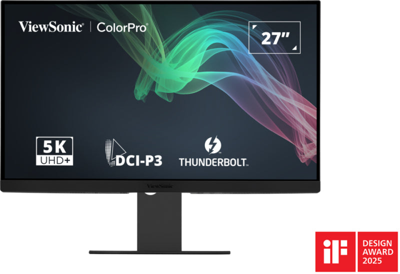 ViewSonic VP2788-5K – Monitor, 27" 5120 × 2880 (5K), Thunderbolt 4, 100 W USB-C