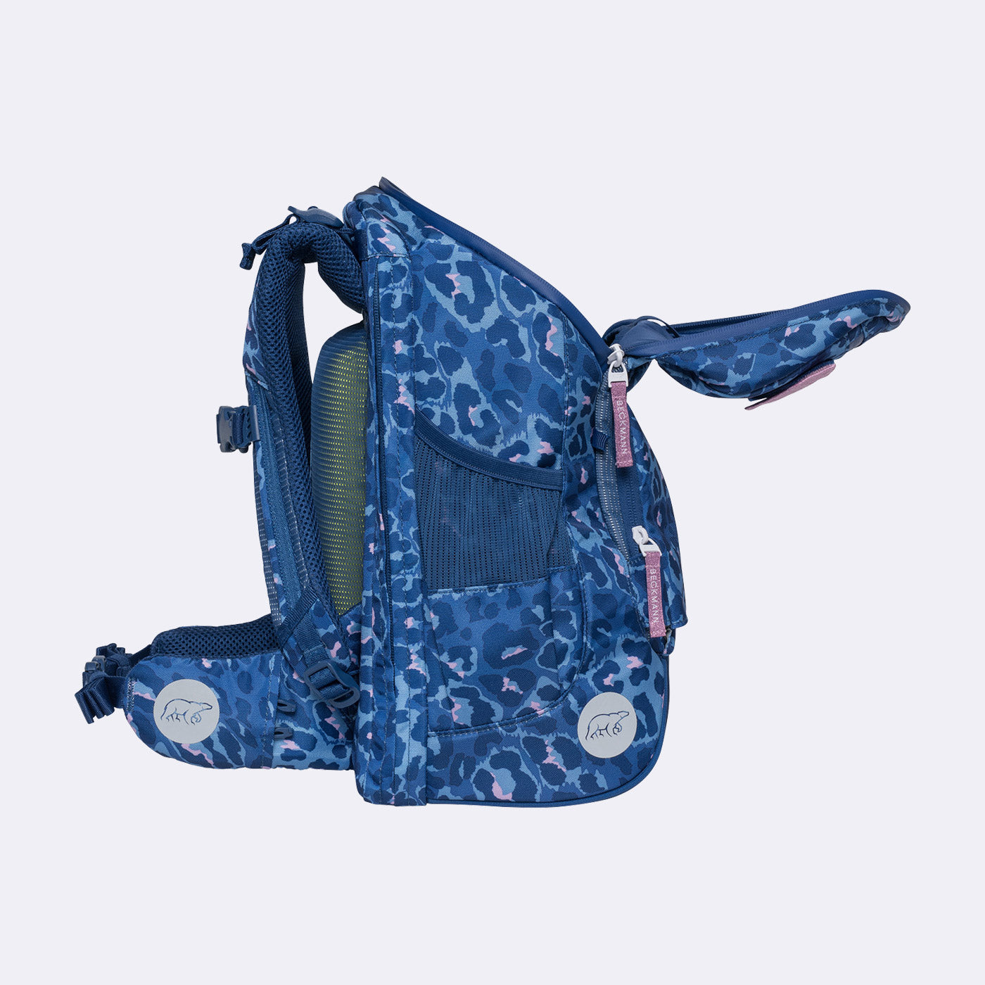 Beckmann Schulrucksack Active Air Flx – 6-teilig – Cheetah