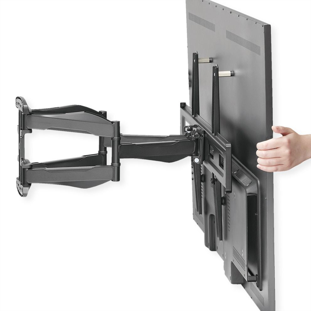VALUE Wandhalterung – Vollbeweglich – 37–80" – VESA 200×200–400×400 – bis 45 kg, für TVs – Schwarz