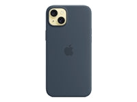 Apple Backcover – für Apple iPhone 15 Plus – Storm Blue – Silikon – MagSafe-kompatibel