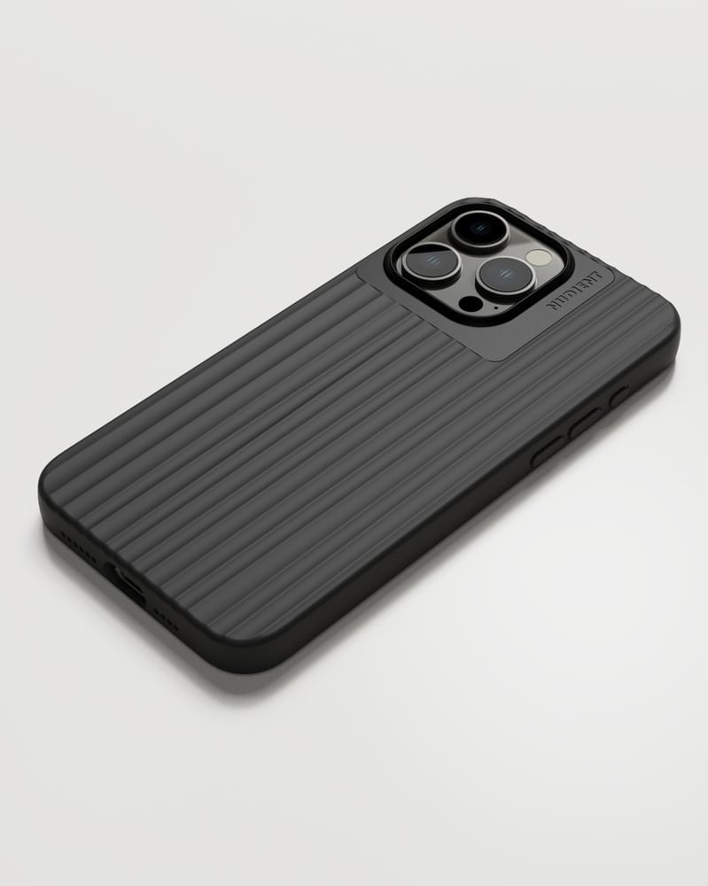 Nudient – Backcover – für Apple iPhone 15 Pro Max – schwarz – Kunststoff