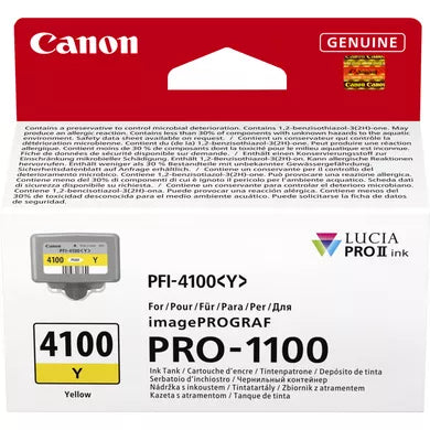 Canon Tintenpatrone – LUCIA PRO II, Gelb, PFI-4100