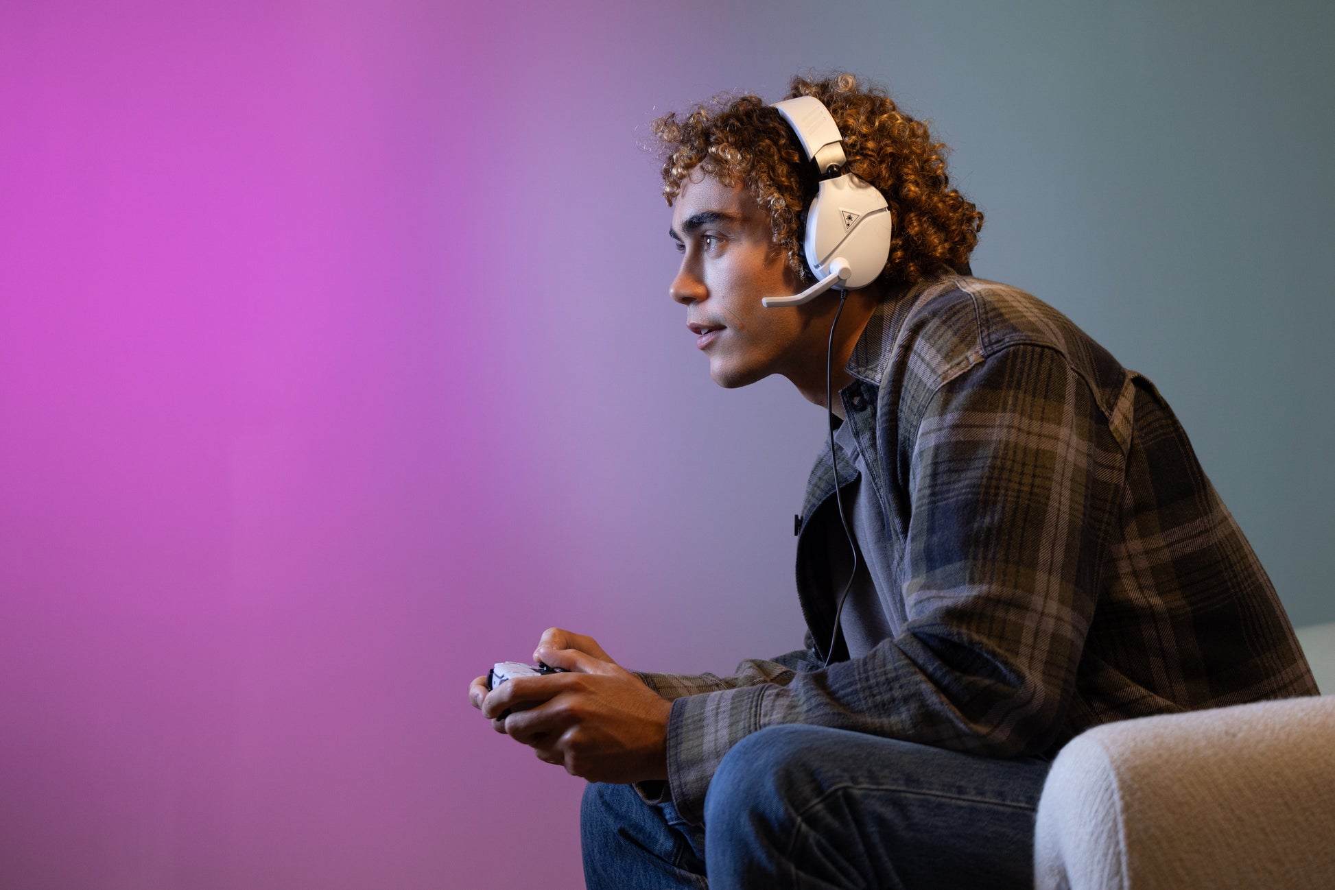Turtle Beach Ear Force Recon 70P – Kabelgebundenes Gaming-Headset – 3,5 mm Klinke – Weiss – für PS5/PS4/PC usw.