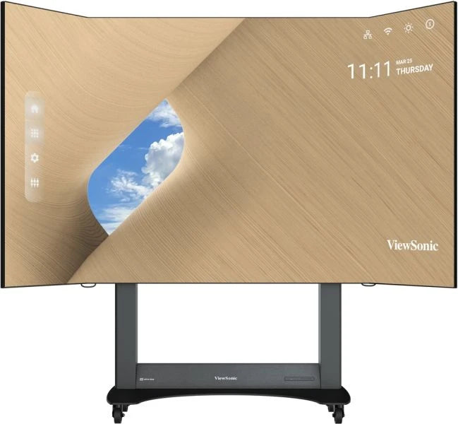 Viewsonic LDS138-151 – Signage-Display, 138", faltbar, motorisierter Trolley, AI