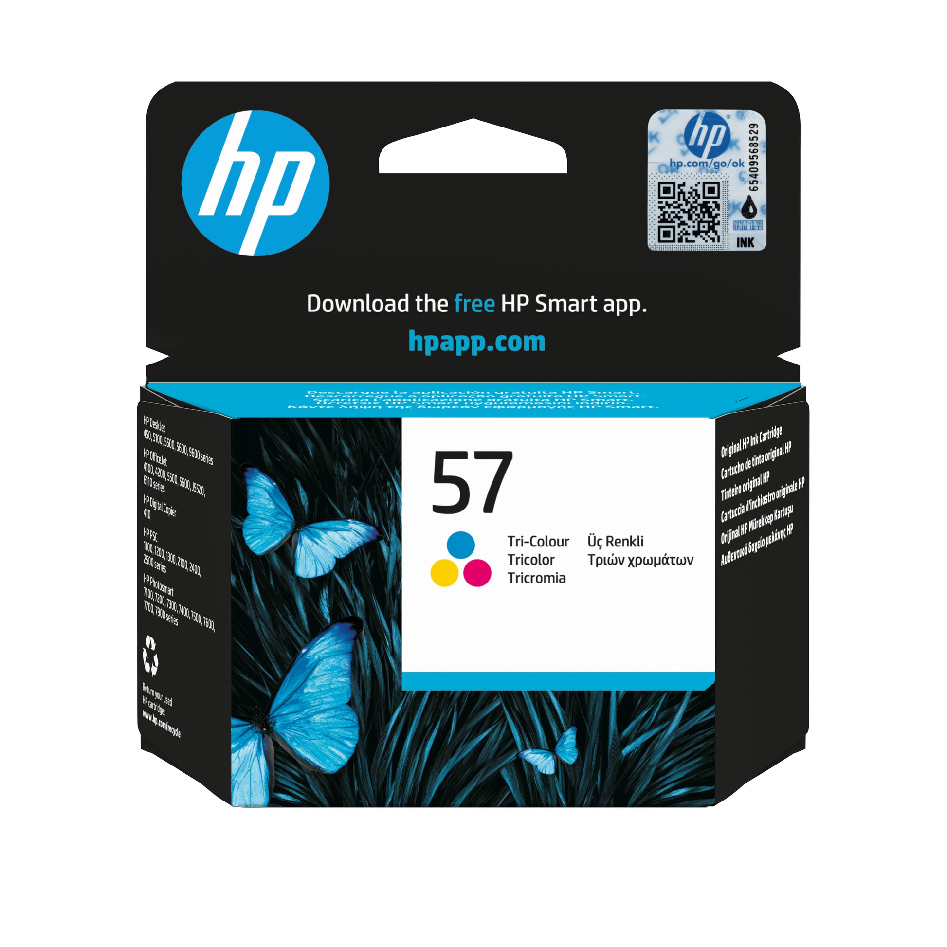 HP 57 Tri-Color – Original Tintenpatrone, Hohe Ausbeute