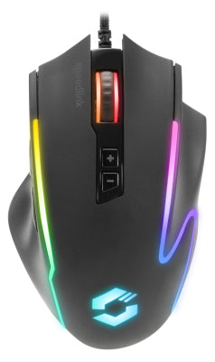SPEEDLINK DECUS NX – Gaming-Maus – Kabelgebunden (USB-A), 12800 DPI, Rechts, Schwarz