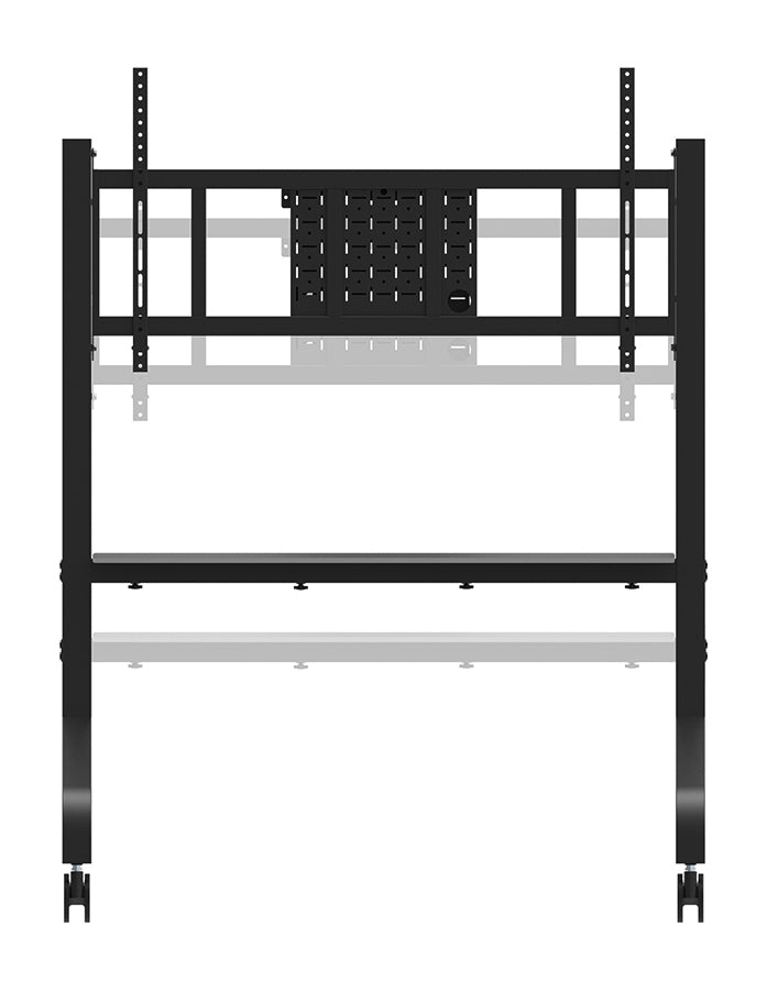 Neomounts FL50-575BL1 – Trolley, höhenverstellbar, für 65–109,8", VESA 100×100–1000×600, bis 125 kg, schwarz
