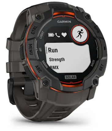 Garmin Instinct 3 Solar – GPS-Smartwatch – 50 mm, GPS, NFC, Schwarz, 26 mm, Sportarmband