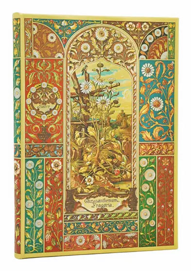 Paperblanks Notizbuch, 180 × 120 mm, liniert, 144 Seiten, Hardcover, 120 g/m² – Früchte, mehrfarbig