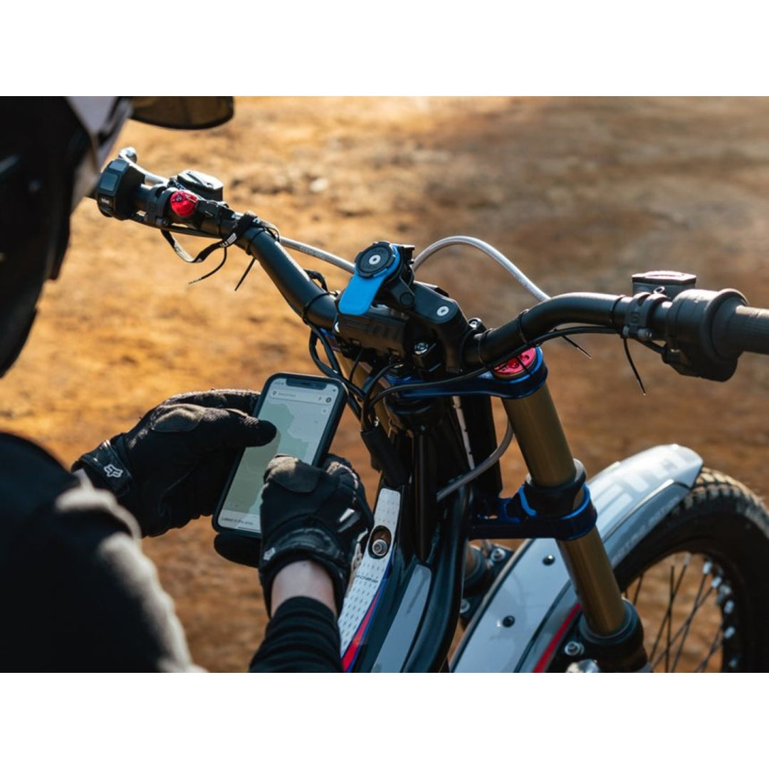 Quad Lock Motorcycle Mount Pro – Fahrrad-/Motorrad-Halterung – Lenker – für Smartphones (Universal) – Schwarz