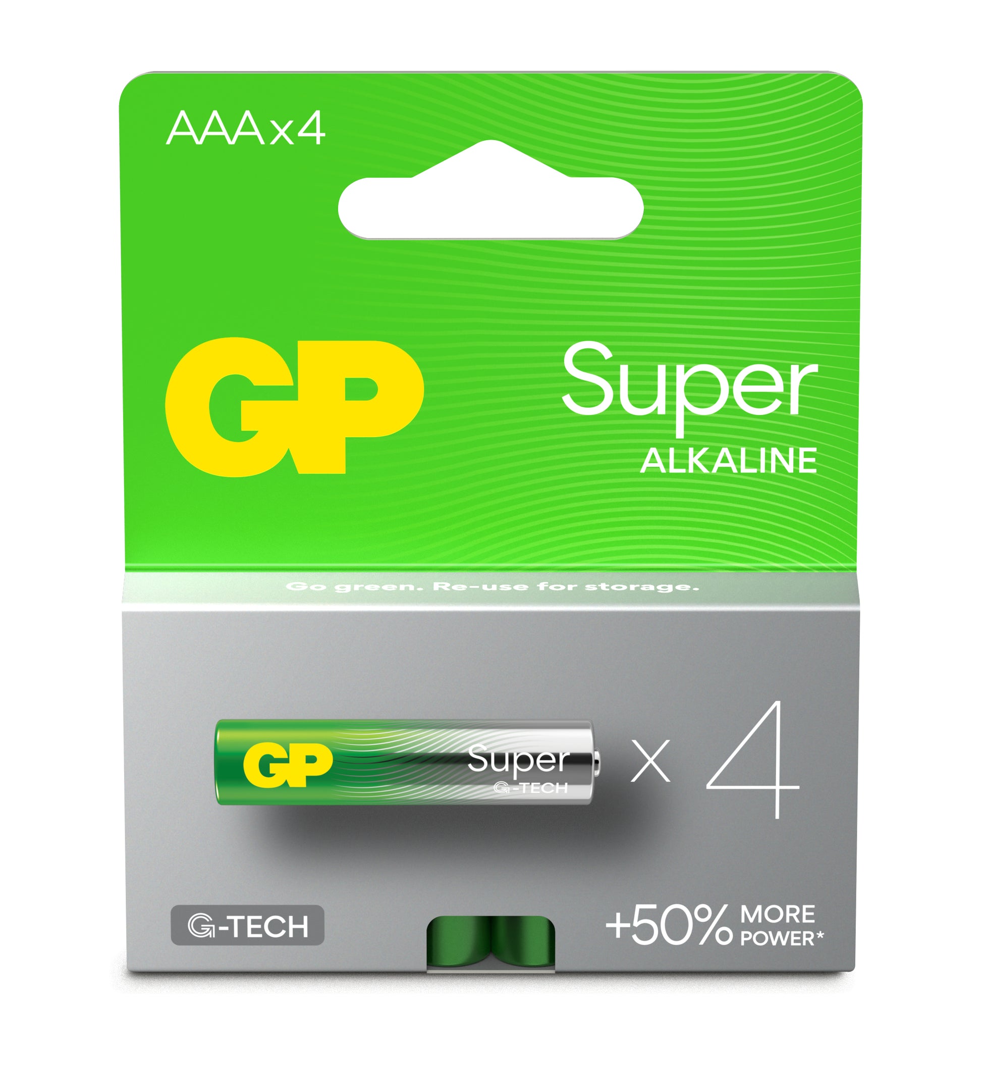 GP Batteries AAA Batterien – Alkaline, 1,5 V – 4 Stk.