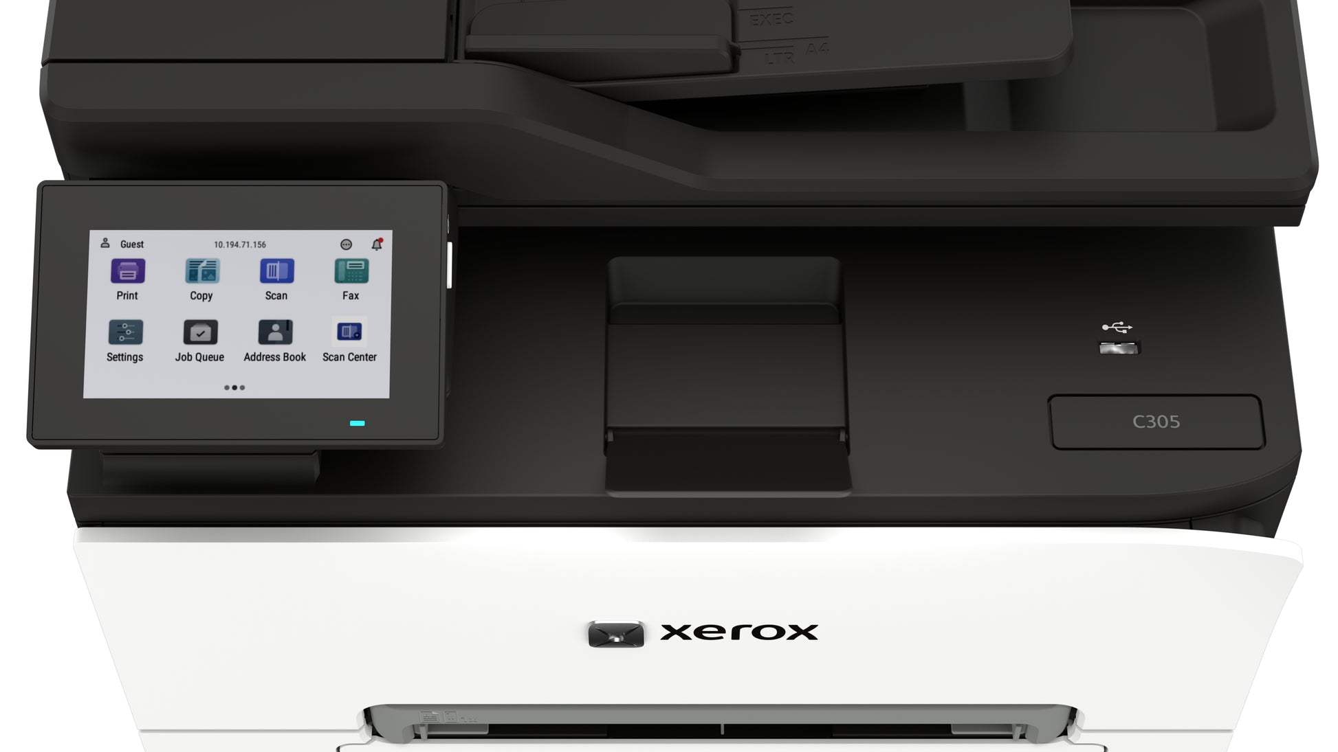 Xerox C305ae – Farbe, A4, Duplex, WLAN, LAN, USB, 32 ppm, AirPrint, Mopria