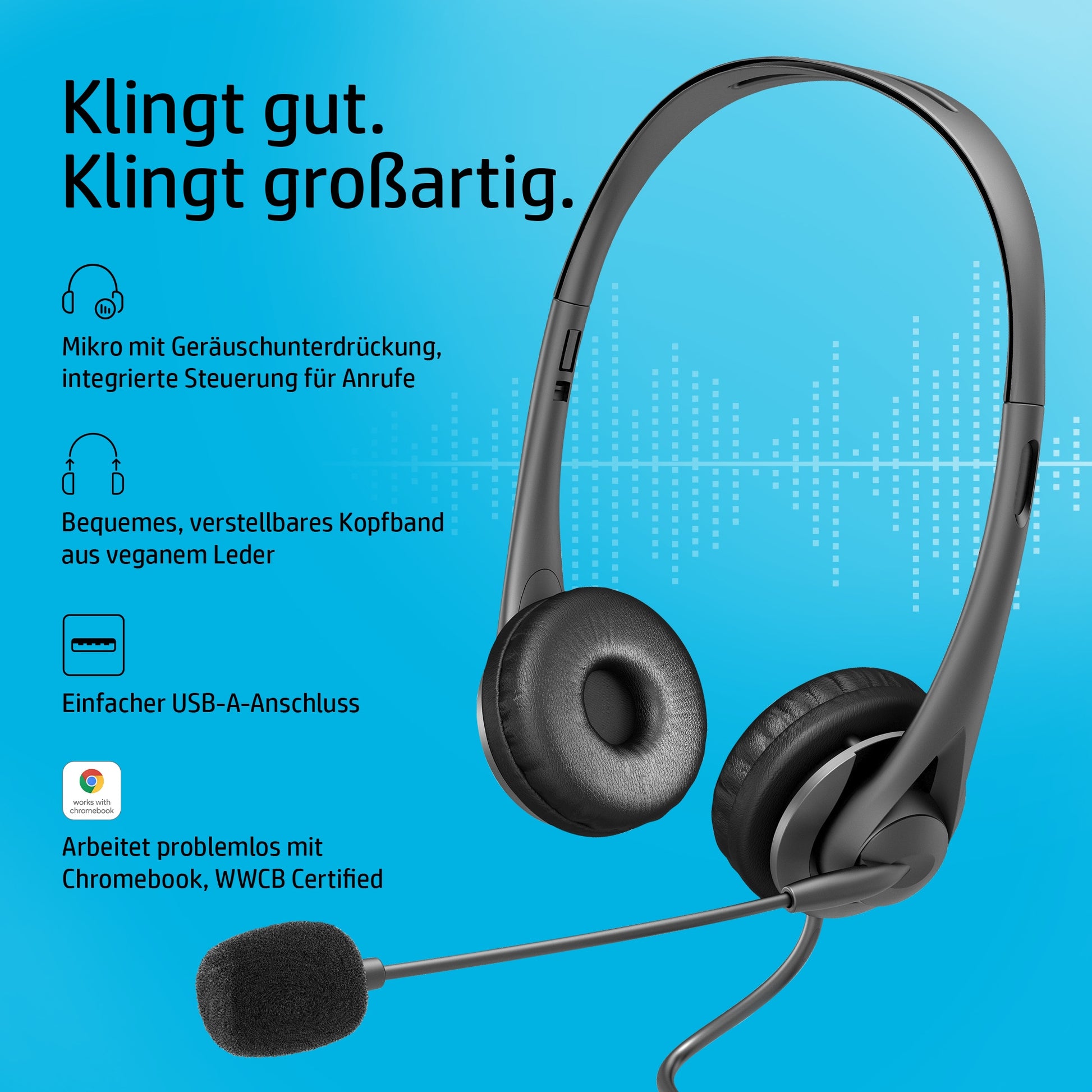 HP STEREO USB HEADSET G2 – Duo Headset – USB