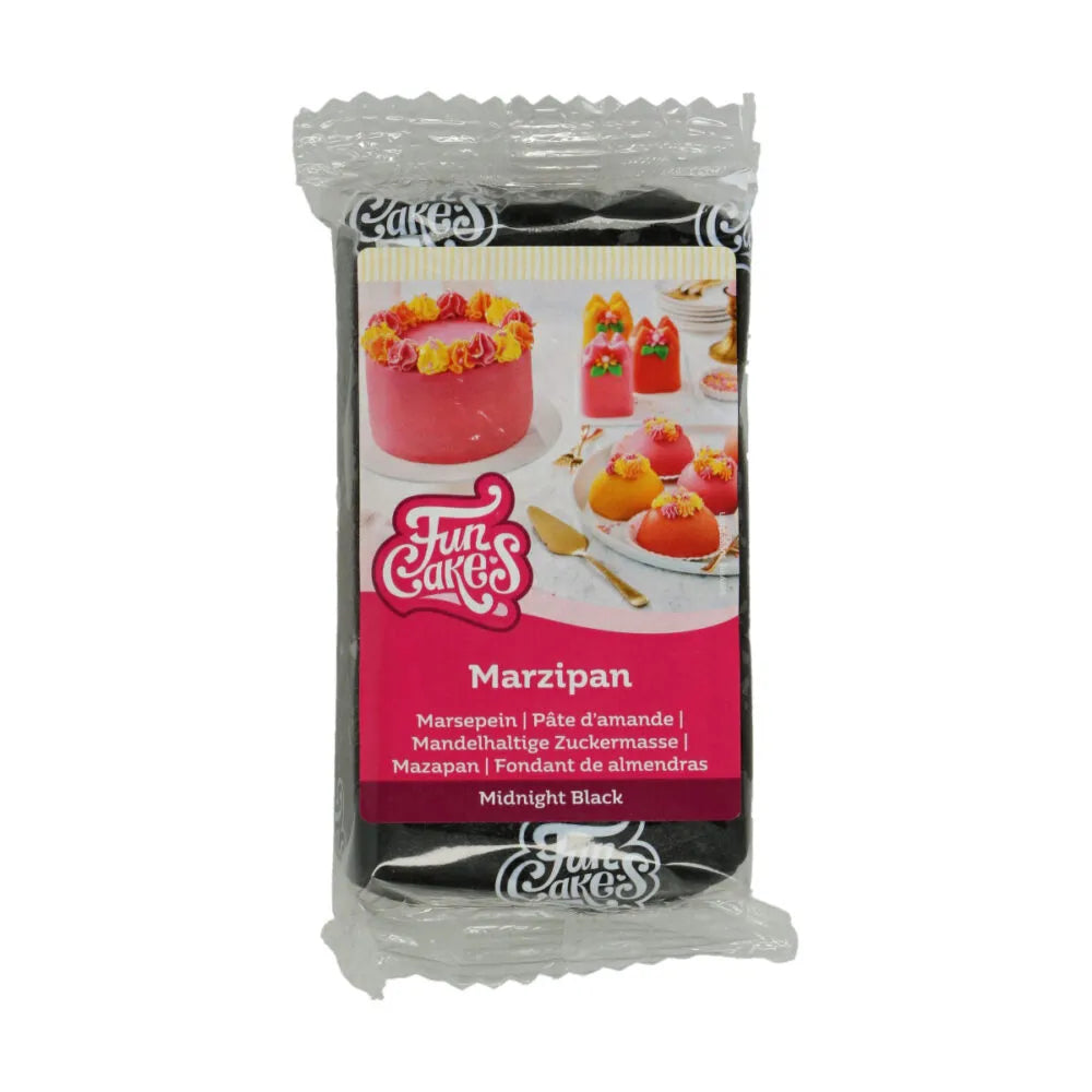 FunCakes Marzipan schwarz – glutenfrei – 250 g