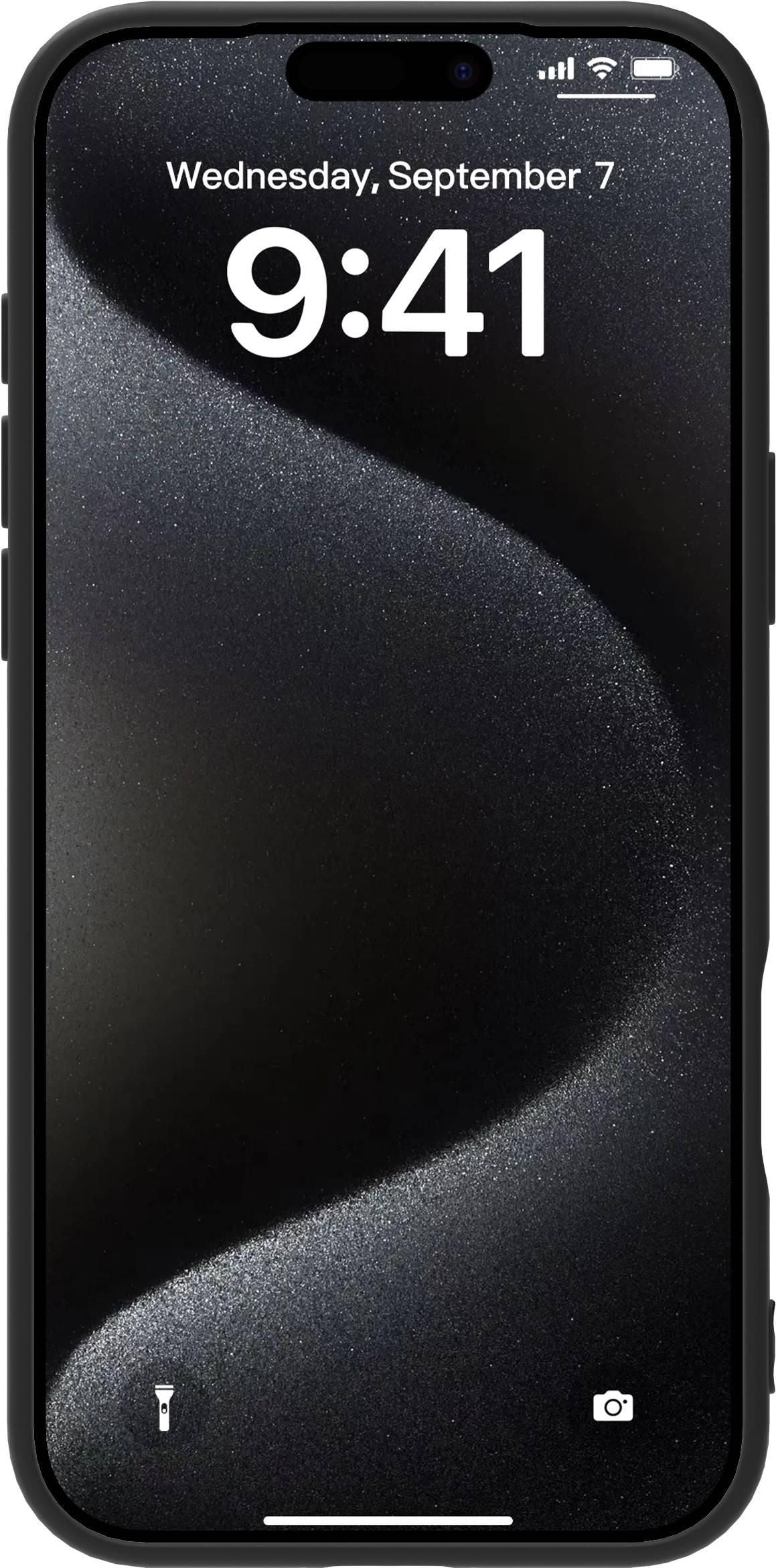 eSTUFF INFINITE VIENNA Backcover – für Apple iPhone 17 Pro Max, MagSafe, TPU, Schwarz, bis 1,2 m sturzsicher