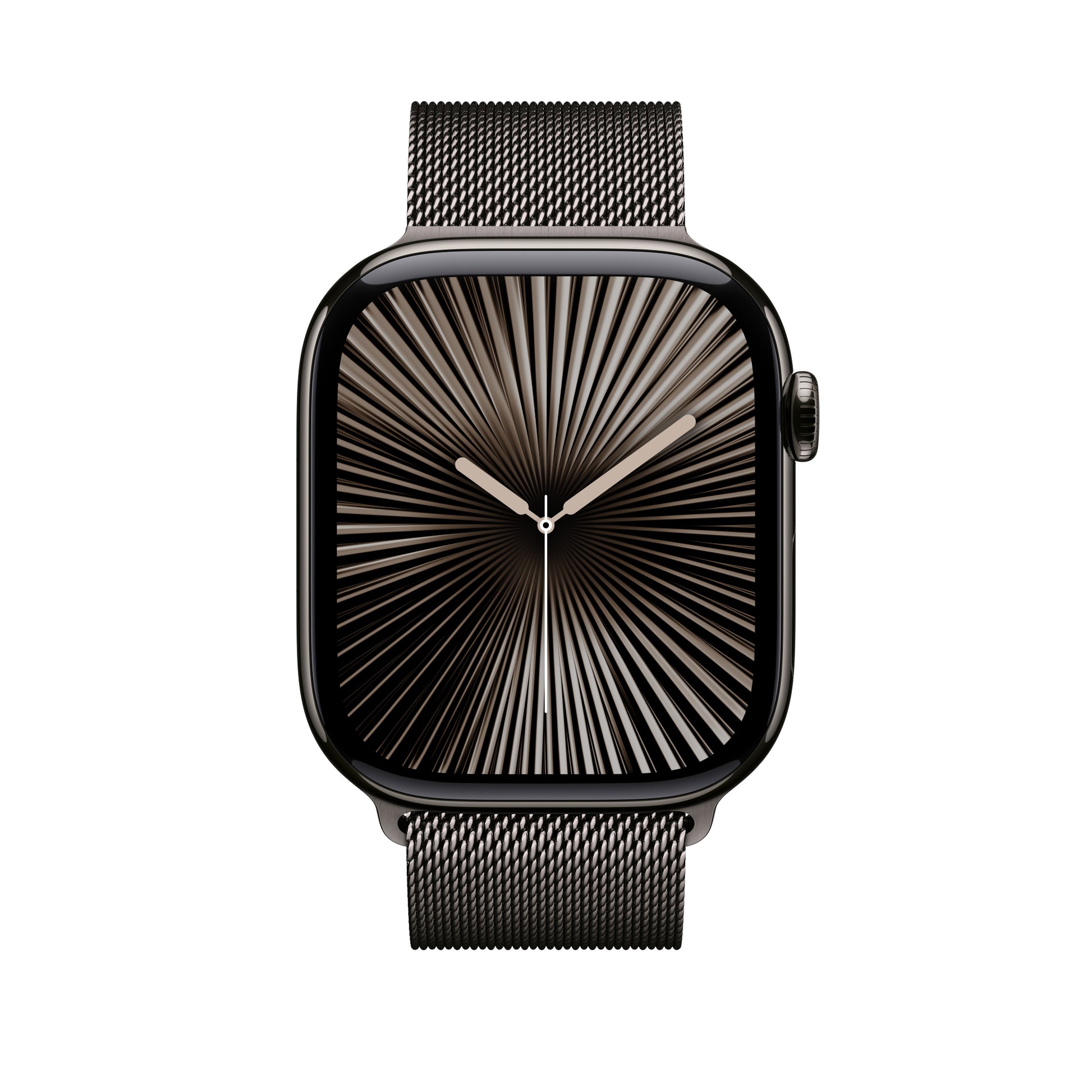 Apple Milanese Loop – Armband – für Apple Watch 46 mm, Dunkelgrau, M/L, Edelstahl