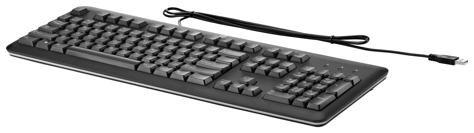 HP Tastatur – 100% – kabelgebunden – QWERTY (US-INT) – schwarz