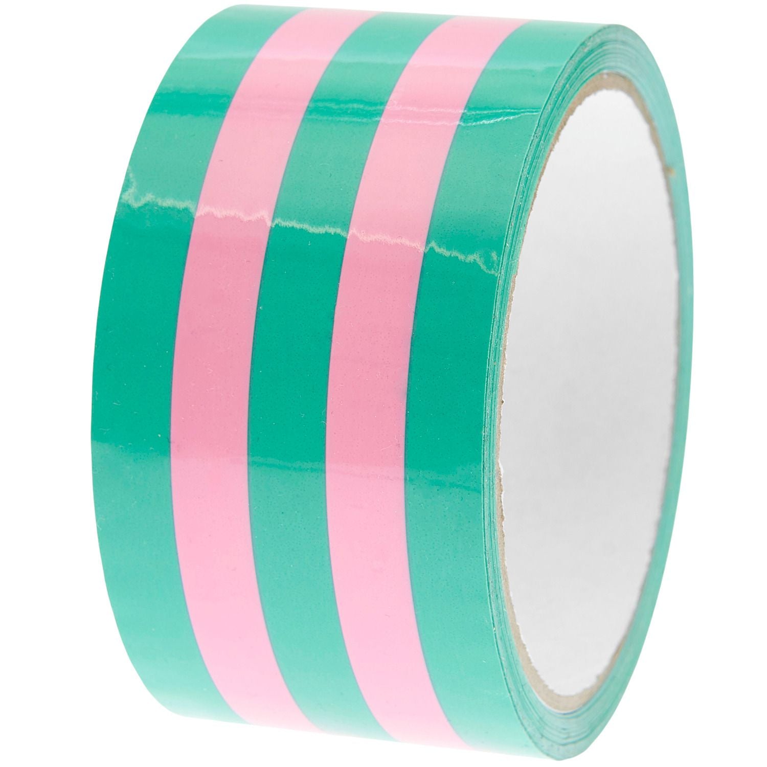 Rico Design Verpackungsklebeband, PVC, Rosa, Grün – 50 mm × 32 m – 1 Stück