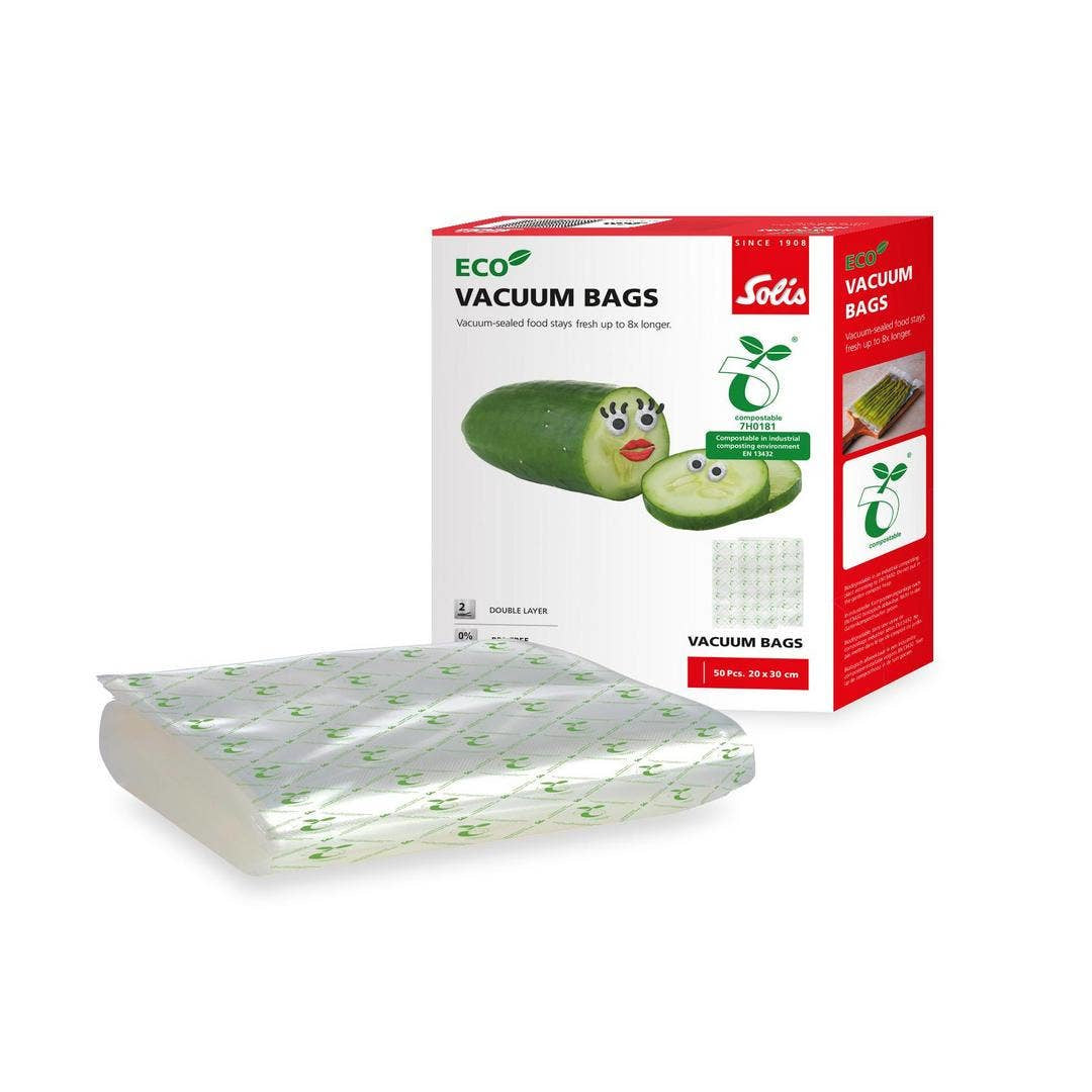 Solis Vakuumierbeutel – 20 × 30 cm, 50 Beutel, BPA-frei