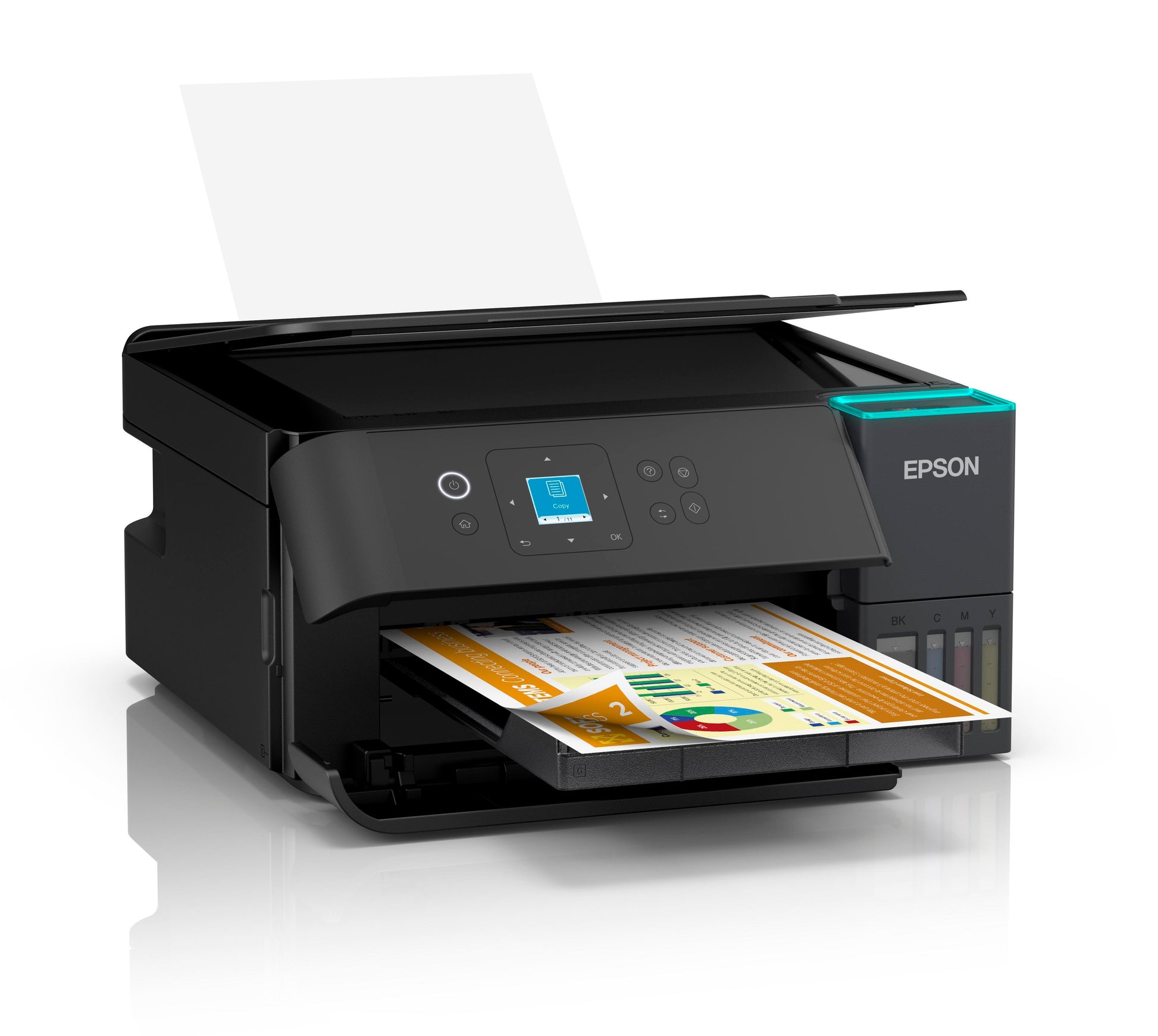 Epson EcoTank ET-2851 – Farbtintenstrahl-Multifunktionsdrucker, A4, 3-in-1, Duplex, WLAN, AirPrint