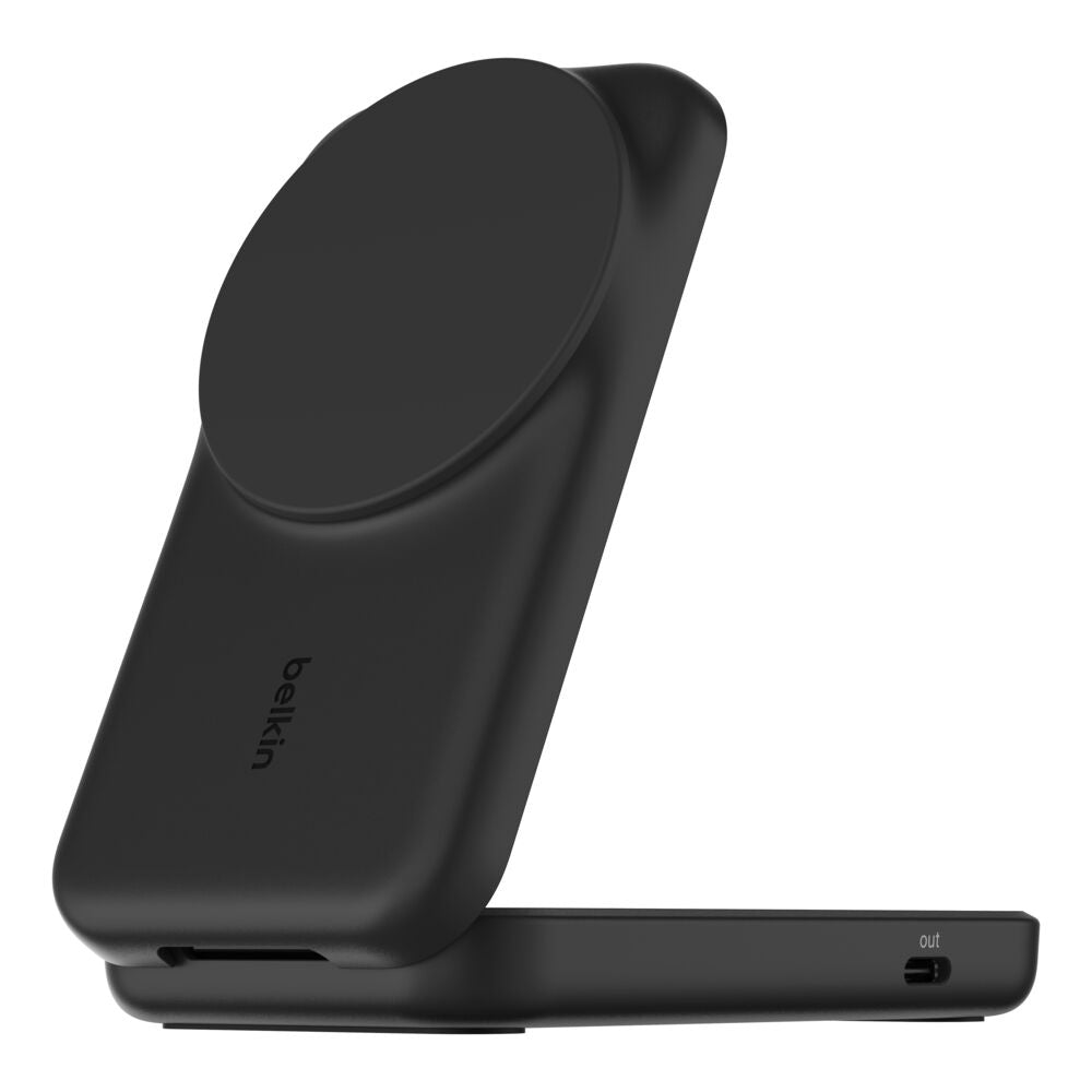 Belkin UltraCharge Ladestation – 25 W, Qi, magnetisch, 2-in-1, klappbar
