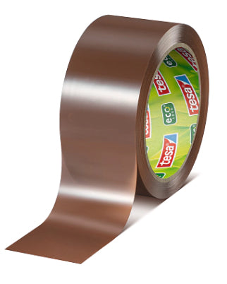 tesa Vinylband – 50 mm × 66 m, braun, stark, eco:plus