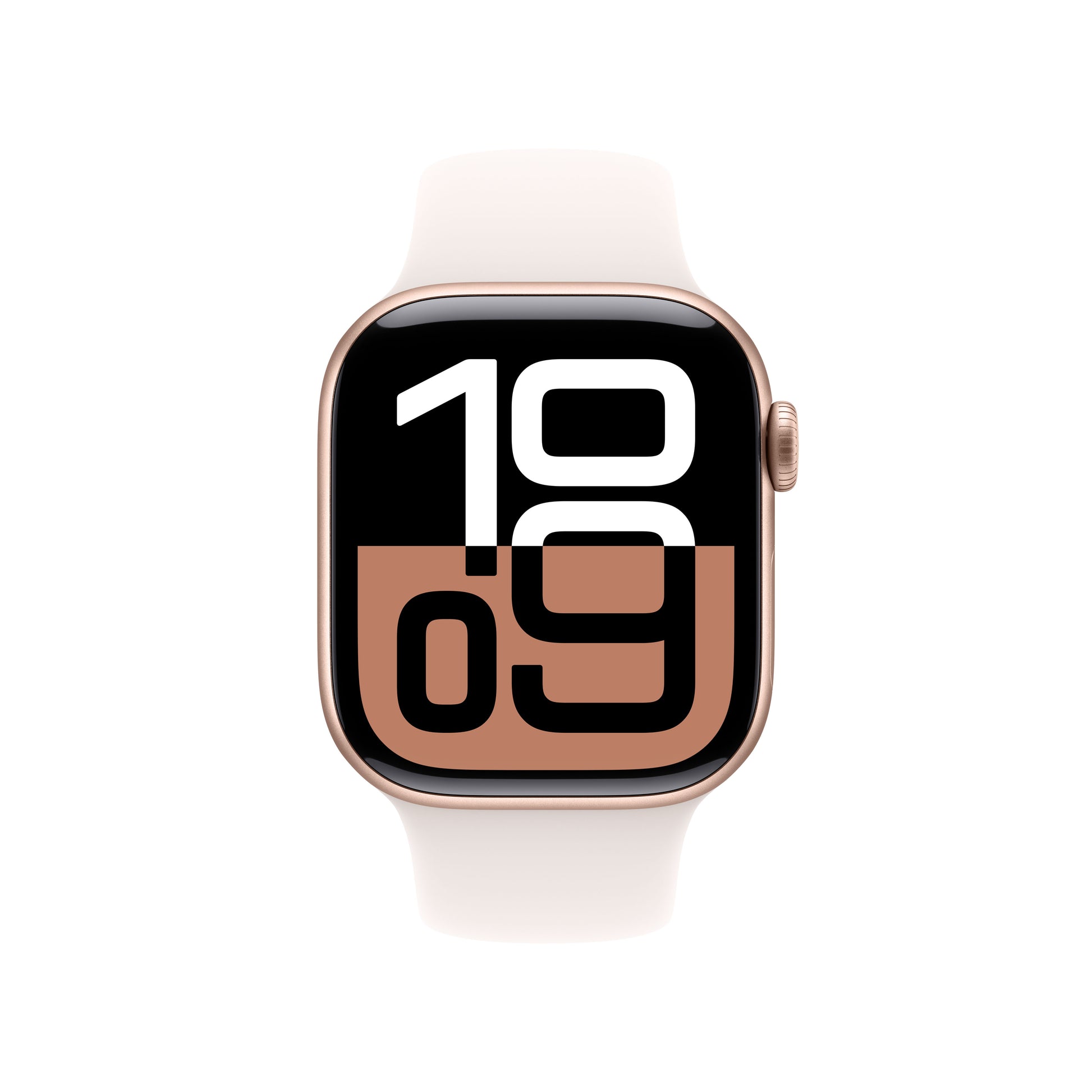 Apple Watch S10 – Smartwatch – 42 mm, GPS, OLED, 50 m, Roségold Aluminium, Light Blush, Bandgrösse S/M