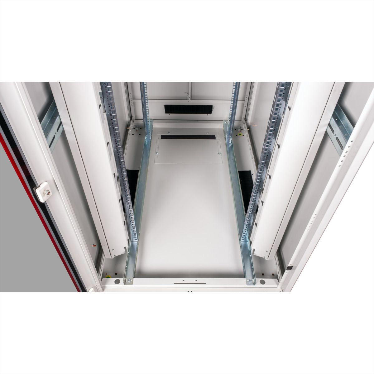 ROLINE Pro – 19" Netzwerkschrank 42U, IP20, abschliessbar, 800 × 1200 × 2053 mm, lichtgrau, Stahl