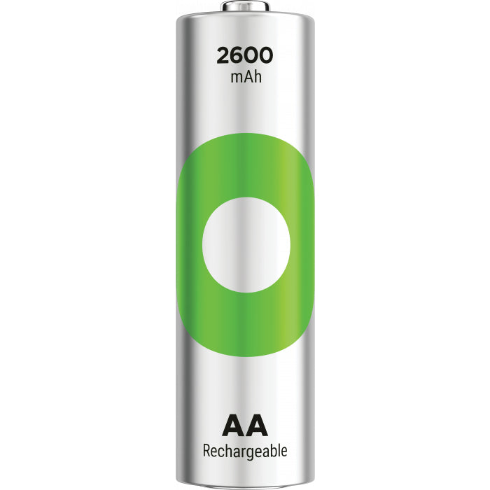 GP Batteries AA Akkus, NiMH, 2600 mAh, 1,2 V – 4 Stk.