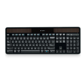 Logitech K750 – Tastatur, kabellos (Bluetooth/2,4 GHz), CH-Layout (DE-CH) – für Windows (XP–10)