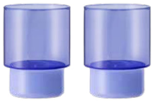 REMEMBER Trinkglas – 2er Set, 220 ml, Borosilikatglas, spülmaschinenfest, mikrowellengeeignet