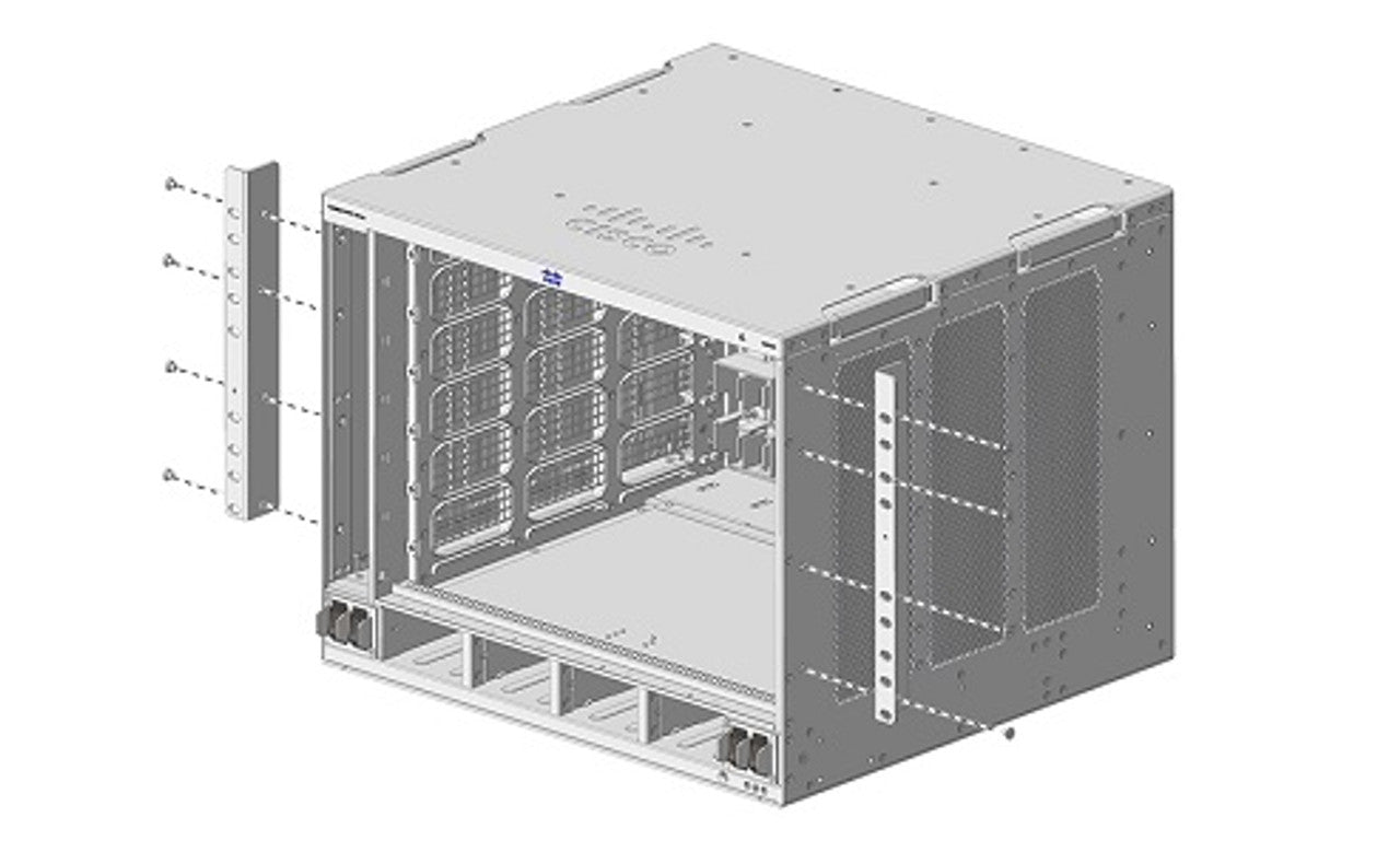 Cisco C9606-RACK-KIT – Rack-Kit für Catalyst 9600 Serie 6, Stahl