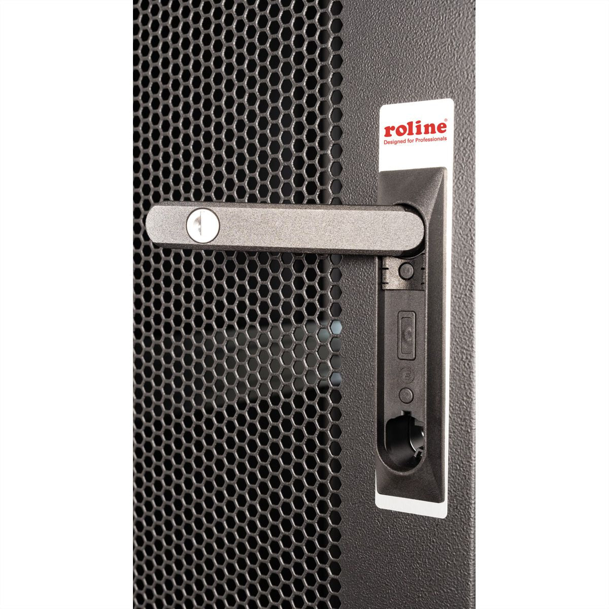 ROLINE Basic – 19" Netzwerkschrank 26U, IP20, abschliessbar, 600 × 1000 × 1300 mm, schwarz, Stahl