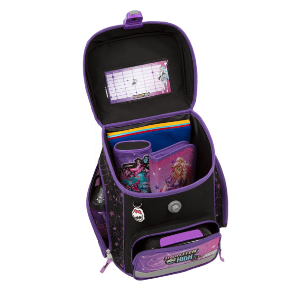 Scooli Schulrucksack-Set 5-teilig, Monster High, 18 l, 33×36,5×29 cm