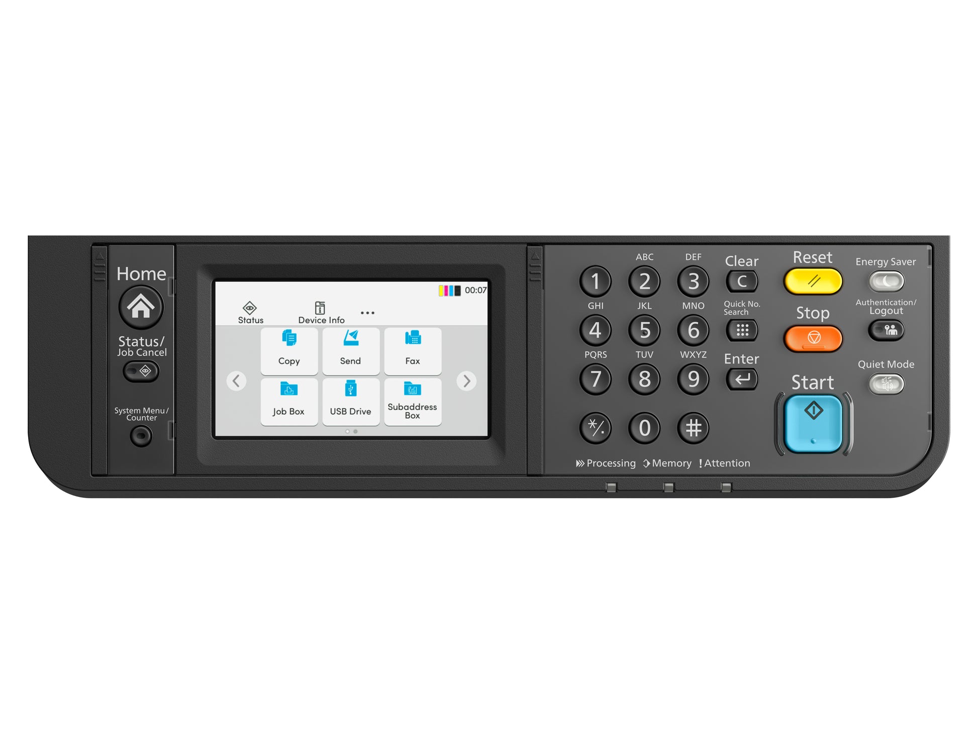 Kyocera ECOSYS MA2600CFX – Farbiges Laser-MFP A4, 4-in-1 – USB/LAN – Duplex, Duplex-ADF – 26 ppm S/W