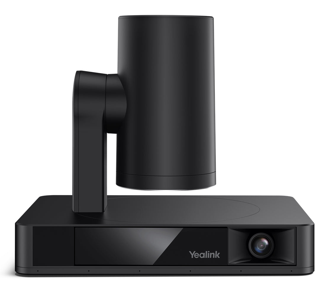 Yealink UVC86 – PTZ-Kamera, 4K30, 12× optischer Zoom, Auto-Tracking, HDMI/USB/IP, schwarz