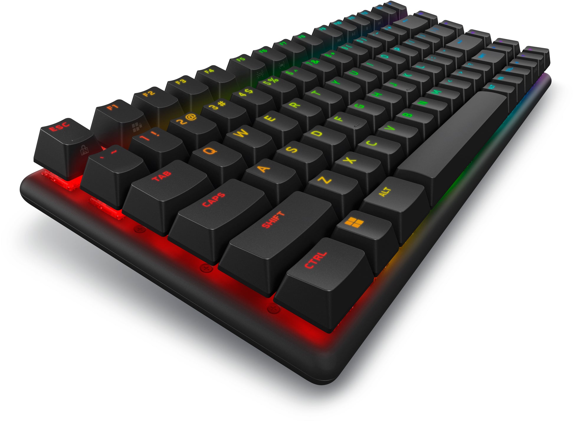 Alienware Pro Wireless – Gaming-Tastatur 75% – Mechanisch, RGB – Bluetooth & 2,4 GHz (USB-A-Empfänger) – Black Moon