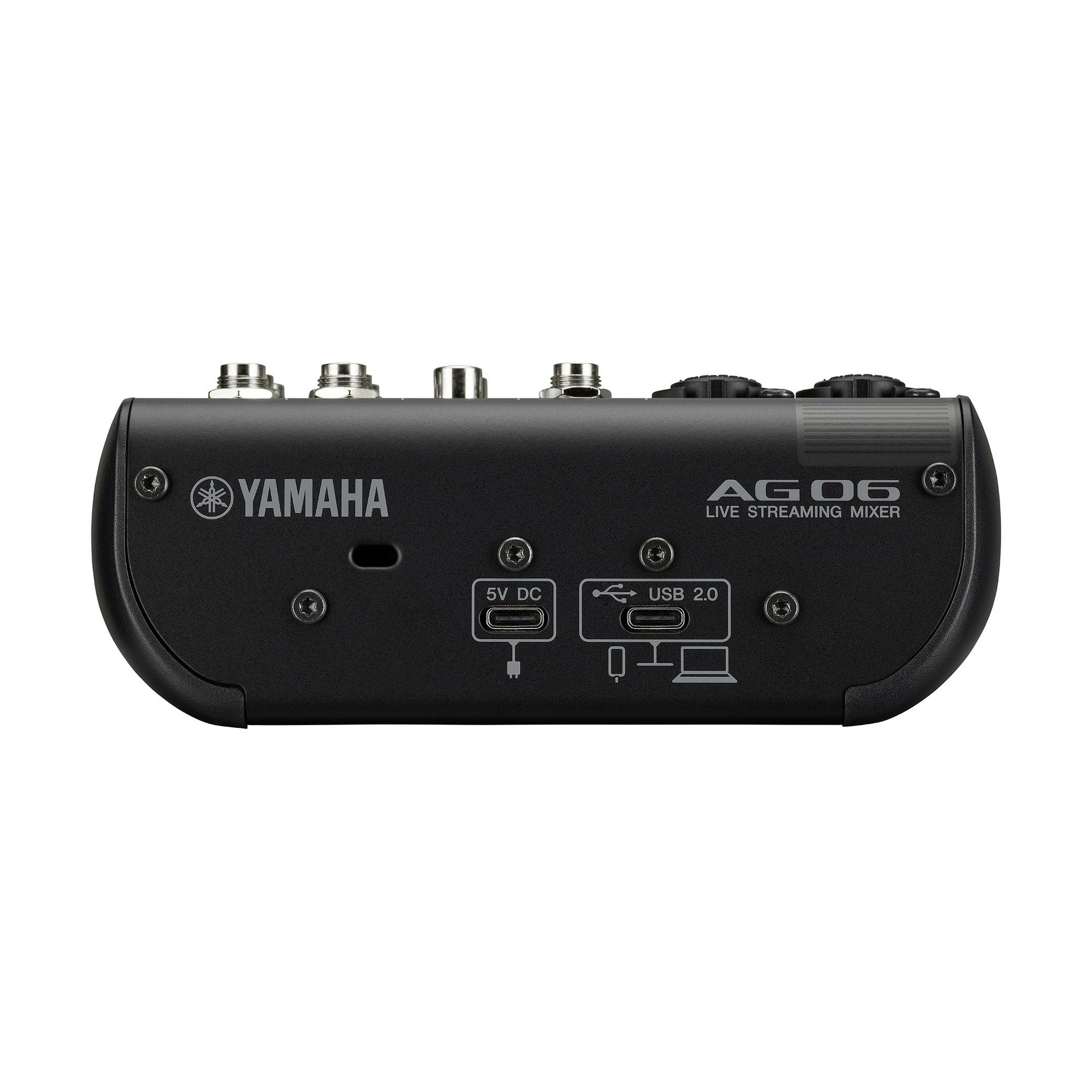 Yamaha AG06 MK2 – 6-Kanal Mixer, USB-Audio-Interface, integrierte Effektsektion, Schwarz