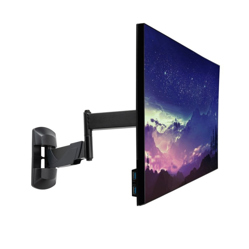 Lindy 40714 – Monitor-Wandhalterung – 1 Monitor – 10–26" – VESA 75×75/100×100 mm – bis 20 kg/Monitor – neigbar