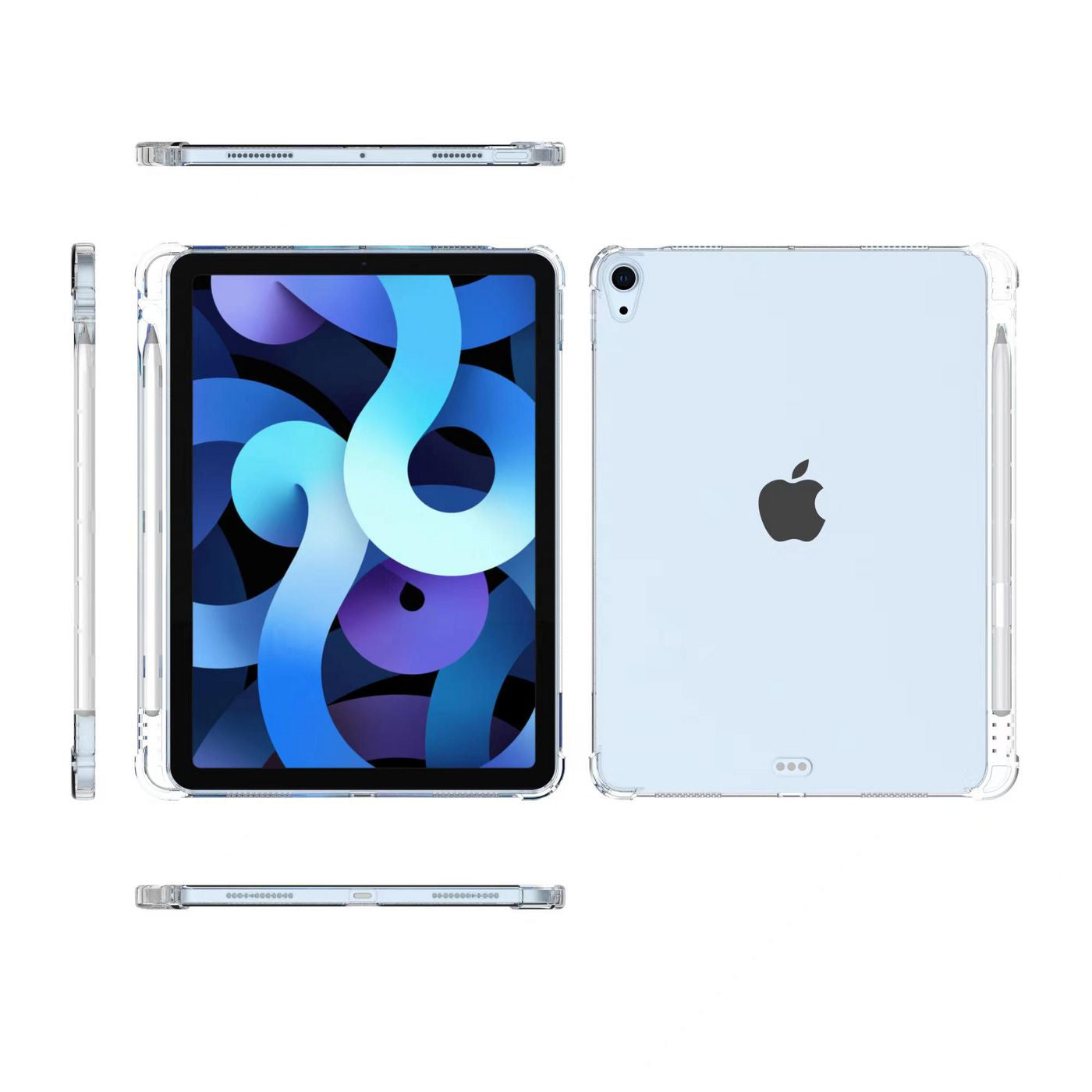 eSTUFF MEMPHIS Tablet-Hülle für iPad Air 10,9" (4.–5. Gen.) – Transparent
