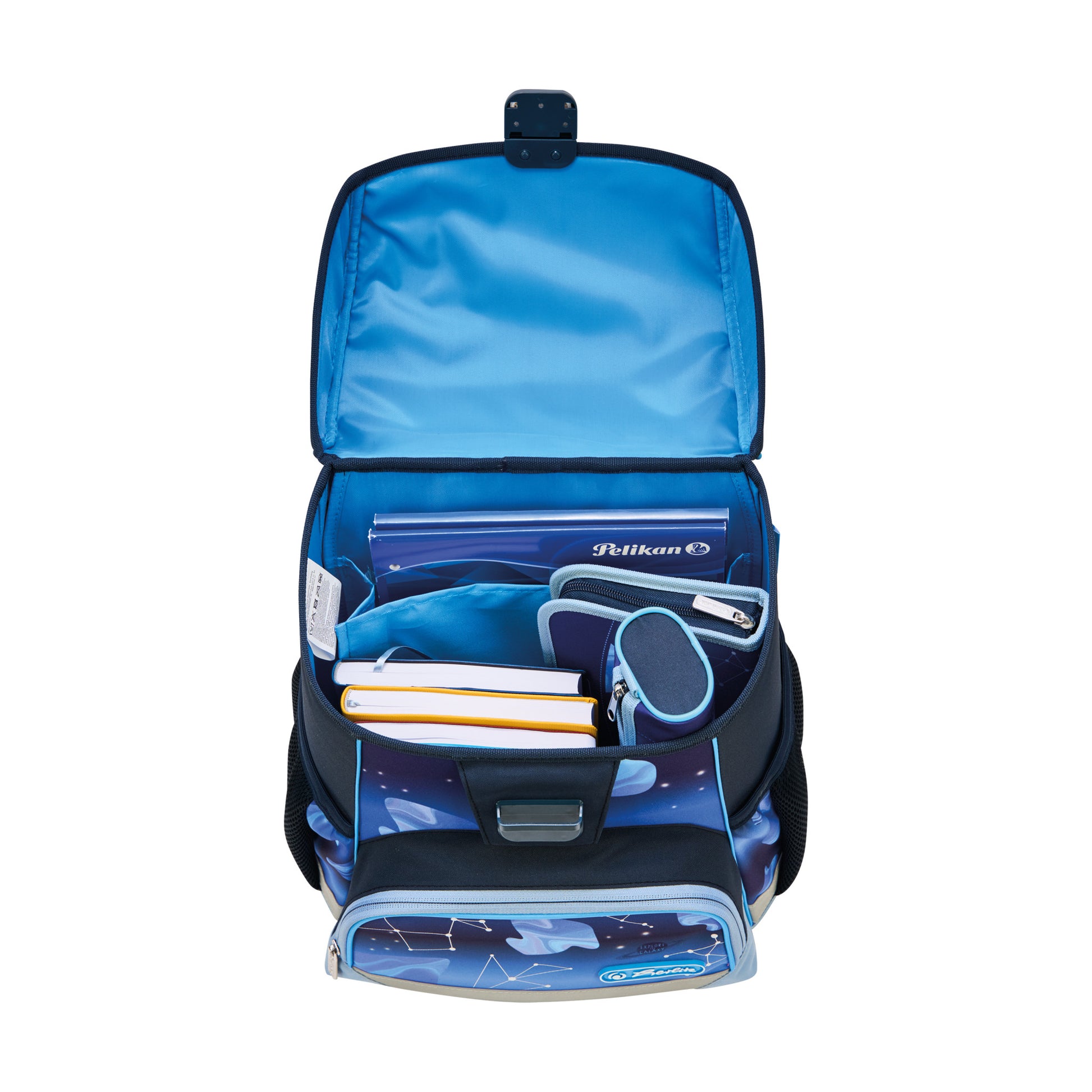 Herlitz Loop Plus – Schulrucksack-Set, Cosmic Explorer, 17 l, 31×37×22 cm