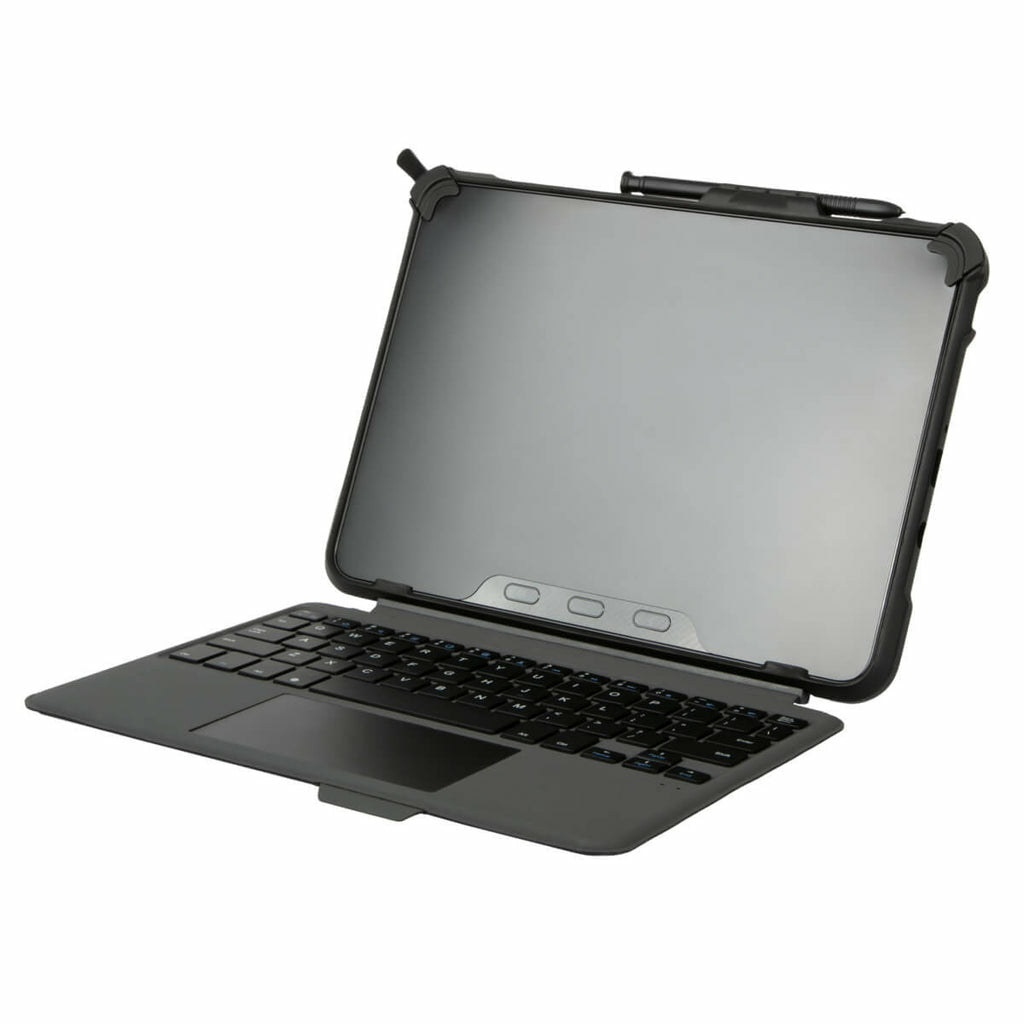 Targus Tastatur-Case für Samsung Tab Active4 Pro – Smart Connector, QWERTY (EN), mit Trackpad – Schwarz