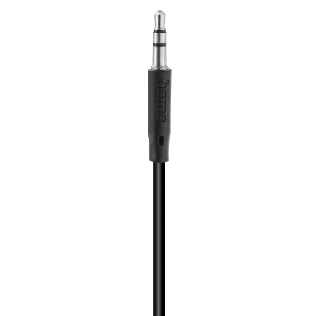 Hama Slight II On-Ear Kopfhörer – Kabel, 3,5 mm Klinke, Schwarz/Silber