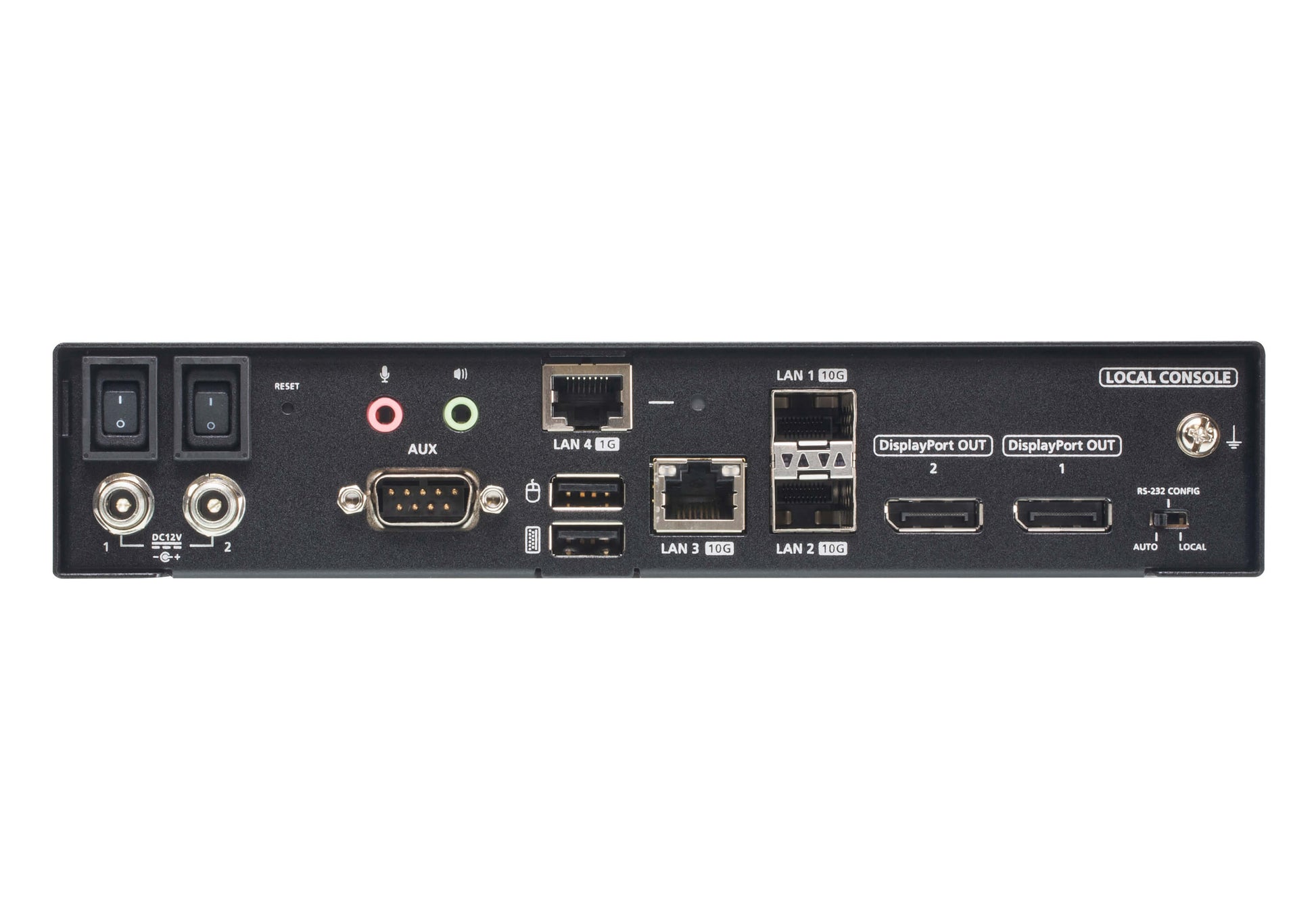 ATEN KX9980T-AX-G Transmitter DisplayPort – 5K (5120 × 2880) @ 240 Hz, 2 Displays, 12 Bit, Metall, Schwarz