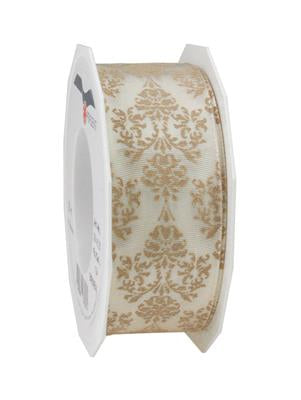 Pattberg Bänder-Set Creme – 12 × 20 m, 40 mm, mit Draht