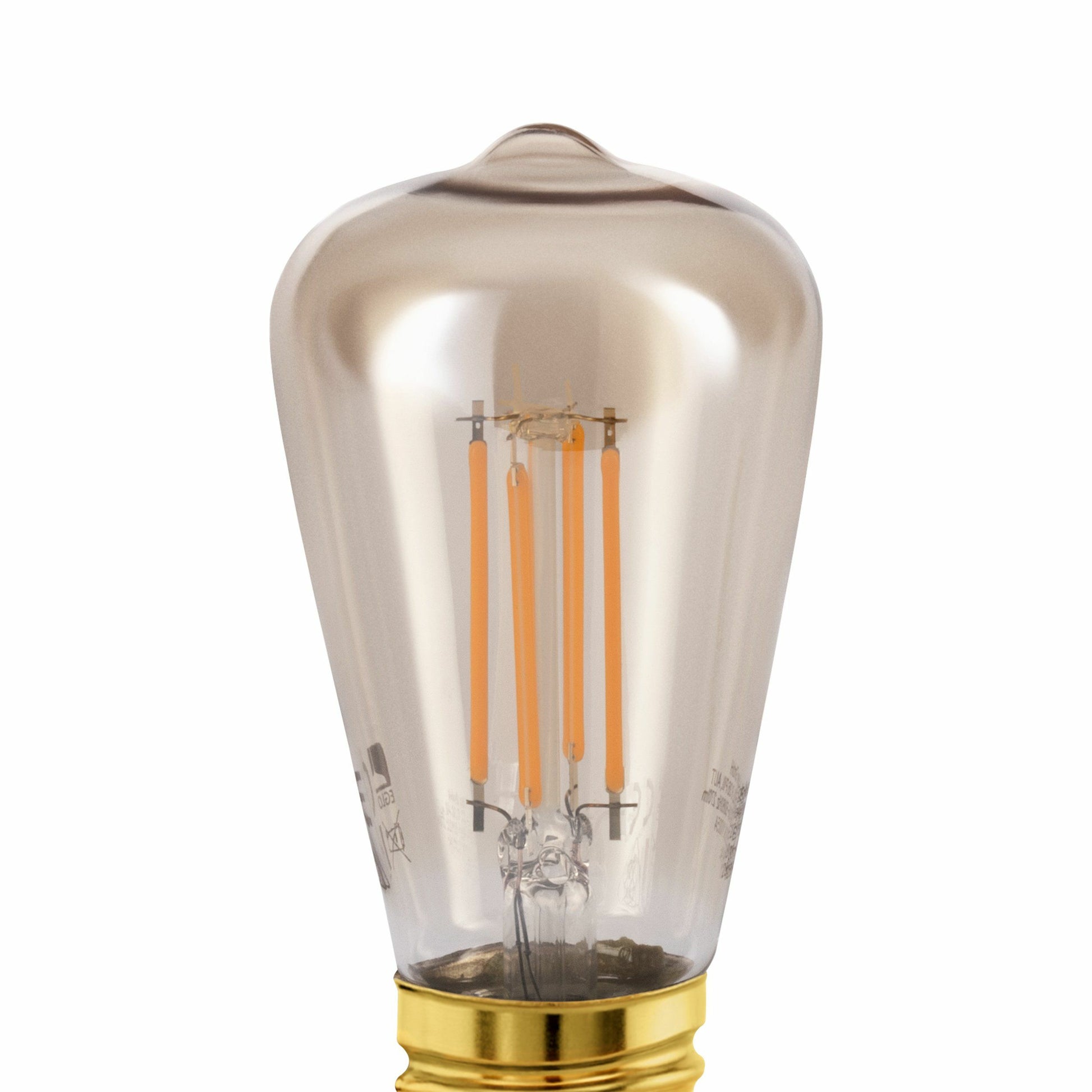 EGLO LED-Leuchtmittel E27 ST48 – Warmweiss 2200 K, 270 lm, 4 W – 1 Stk., Glas