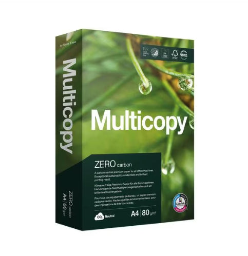 MultiCopy Kopierpapier – A4, 80 g/m², weiss – für Inkjet/Laser/Kopierer – FSC – 2500 Blatt