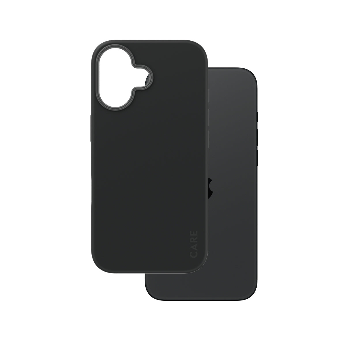 PanzerGlass CARE Backcover – für Apple iPhone 16 – MagSafe, Recycling-Kunststoff, schwarz